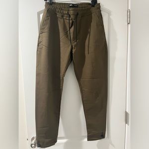 Zara Men's Medium Soft Denim Pants - Khaki